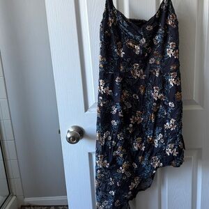 Lulu's Midnight Floral Dress